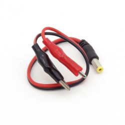 Przewód (adapter) z męskim złączem DC 5,5x2,1mm i krokodylkami