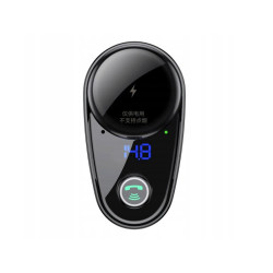 Transmiter FM BASEUS Ładowarka 2xUSB Black