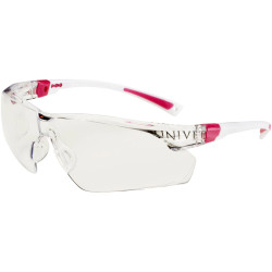 Univet 506U-03-02 506UP Safety Glasses Anti-Fog UV Protection White Rose