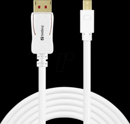 509-17 Mini DisplayPort to DisplayPort cable, 8K 60 Hz, 2.0 m