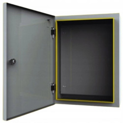 Rozdzielnica hermetyczna natynkowa skrzynka metalowa 400x300x170 płyta montażowa