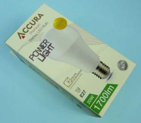 E-27 230V GLOBE 20W=110W WW 3000K 1700lm