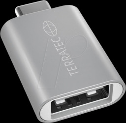 251732 USB 3.1 adapter, C connector &gt; A socket, aluminium