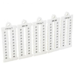 Płytka oznaczników kablowych szerokość 5mm 31-40 pionowa 039558 /1000szt.