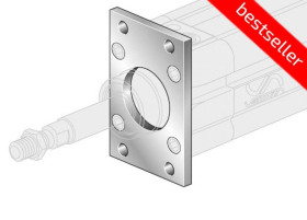 Kołnierz mocujący do siłownika pneumatycznego D100 ISO15552/6431, ISO21287, ze śrubami montażowymi