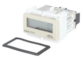 H7ET-N Licznik elektroniczny z blokadą dostępu z wyświetlaczem LCD, wejściem stykowym, montowany na panel