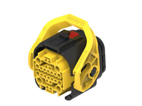 Złącze samochodowe 26-pinowe TE Connectivity 8-rzędowe DEUTSCH NTSEAL Montaż na kablu A 26POSHYBRIDSOC HSG ASSYSLDCOD A