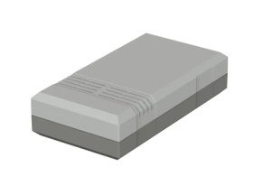 PS enclosure, (L x W x H) 125 x 67 x 30 mm, light gray/agate gray (RAL 7035), IP30, 32123012