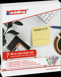 4-BTWDESK Personal desk set