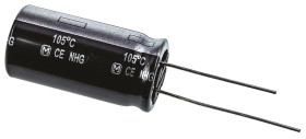 Kondensator 47μF 400V dc Radialny, Otwór przelotowy Panasonic roztaw: 7.5mm 16 (Dia.) x 31.5mm