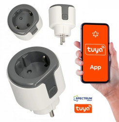 Gniazdko inteligentne smart WIFI TUYA programator timer 16A 230V RH-EU01 MK MEGAKABEL