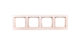 Sonata Ramka Poczwórna Szampański Złoty R-4R/39