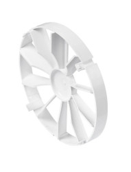Zawór zwrotny wentylatora fi 100 biały ZZ100