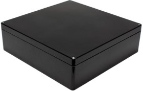 Polyester enclosure, (L x W x H) 405 x 400 x 120 mm, black (RAL 9005), IP66, 1590ZGRP253BK