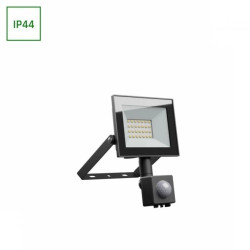 Projektor NOCTIS NAŚWIETLACZ 20W WW 230V IP44 116x174x53mm CZARNY czujnik ruchu PIR