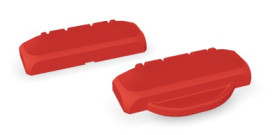 Hinge, ABS, (L x W x H) 19.5 x 80 x 34.3 mm, red, for B 0808../B 1008../B1408../B 1808, 96930100