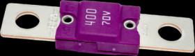 Automotive flat fuse, 400 A, 70 V, purple, (L x W x H) 68 x 10.5 x 19 mm, MGHV400