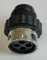UTG1104S złącze żeńskie na kabel 4pin rozmiar 10, seria Trim Trio UTG BURNDY / SOURIAU