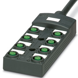 Skrzynka czujnika porty: 8 M12 kabel: 10m