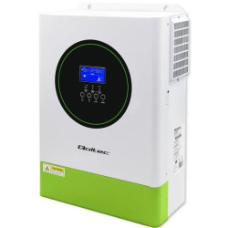 Qoltec Modularny Hybrydowy inwerter solarny Off-Grid 6200W 120A 48V MPPT do 12 jednostek BMS Sinus opcja Wi-Fi Power Factor 1.0