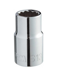 Gniazdo 12 punktowe z gniazdem 1/2 in 20 mm Sześciokątny podwójny SAM 38 mm