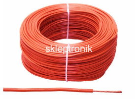 Przewód LGY 1x2,5mm czerwony za 1mb