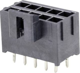 Molex 1722981210 Listwa kołkowa, żeńska, do wbudowania, standardowa, piny: 10, 11 A, 1 szt.
