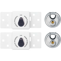 ABUS 77124 141/200 Diskus Integral Van Lck 26/70mm Diskus Padlck Twin