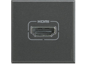 AXOLUTE Gniazdo HDMI 2 modułowy antracyt HS4284 LEGRAND