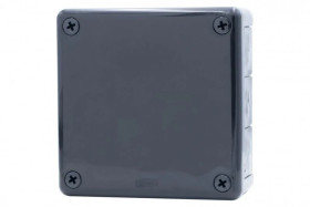 Puszka hermetyczna H55-L 118x118x46 IP55 12-wylotowa czarna