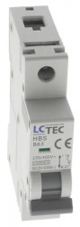 Wyłącznik nadprądowy HBS 1P 1M 1F B 63A 10kA