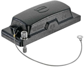 Cover cap, size 16 HPR, die-cast aluminum, screw locking, IP65/IP68/IPX9K, 09405165411