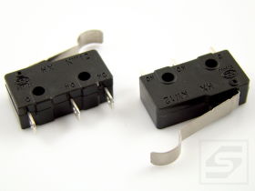 Mikroprzełącznik MSW-14-19 z dźwig. podgiętą L-19mm;NO+NC;5A/250VAC