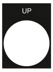 Tabliczka informacyjna, Schneider Electric, seria Harmony XB