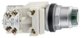 Przycisk podśw. czerw. O 30, kryty z sam. powr. osłona pełna- 24V, 1OC 9001K1L35LGGH13