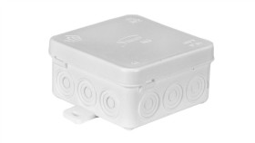 Puszka N/T Hermetyczna Z Dławicą Zintegrowaną 75X75x39mm Ip54 Biała N5 83005006