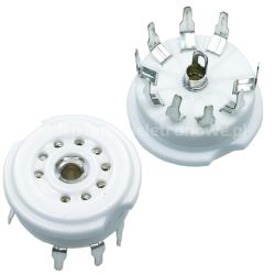 Podstawka lampowa noval do druku z odczepem środkowym