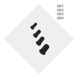 Końcówka osłonowa elestyczna 95-150 mm² OE4 Alpar