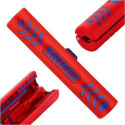 Ściągacz izolacji uniwersalny typu Allrounder do kabli koncetrycznych 4,8-7,5mm KNIPEX 16 60 100 SB