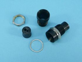 LM-801C OPRAWKA LED 8mm CZERN.REFLEKTOR.