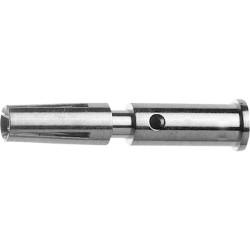 Teleg&#xE4;rtner 100018199 Coaxial Connector Silver 1pc Receptacle