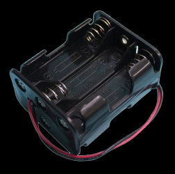 Opencircuit 2x3 AA battery holder - 9V