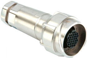 Jack, 10 pole, screw connection, screw locking, straight, PXM7011/02S/ST/1113/SN