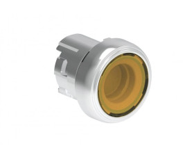 Metalowy przycisk podświetlany fi22mm samoczynny powrót kryty Żółty LPSBL105