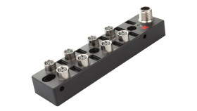 Rozdzielacz 27X130x31mm 8 X M8 3-Pinowy 10-30V Dc M12 12-Pinowy Wyświetlacz...