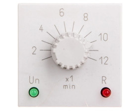Przekaźnik czasowy 2P 5A 1-12min 220-230V AC/DC załączanie na nastawiony czas RTX-133 220/230 12MIN