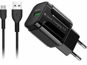 Ładowarka FAST QC 3.0 +USB micro