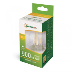 Żarówka LED filament E14 6W g45 mała kulka neutralna biała 4000K RETRO