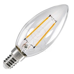E14 B35 2,5W 827 320deg; klar Kanlux 6177 Xled WW