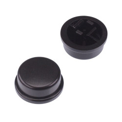 U5552 Black 13mm Round Tactile Switch Cap for PHAP5-50 APEM